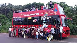 goa hop on hop off north goa sightseeing tour